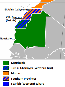 Tiris al-Gharbiyya Location-en