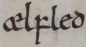 Anglo-Saxon Chronicle - Aelfled