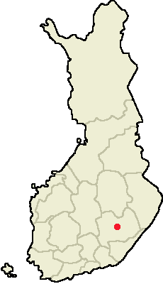 Location of Juva in Finland