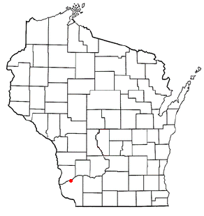 Location of Woodman (town), Wisconsin