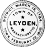 Official seal of Leyden, Massachusetts