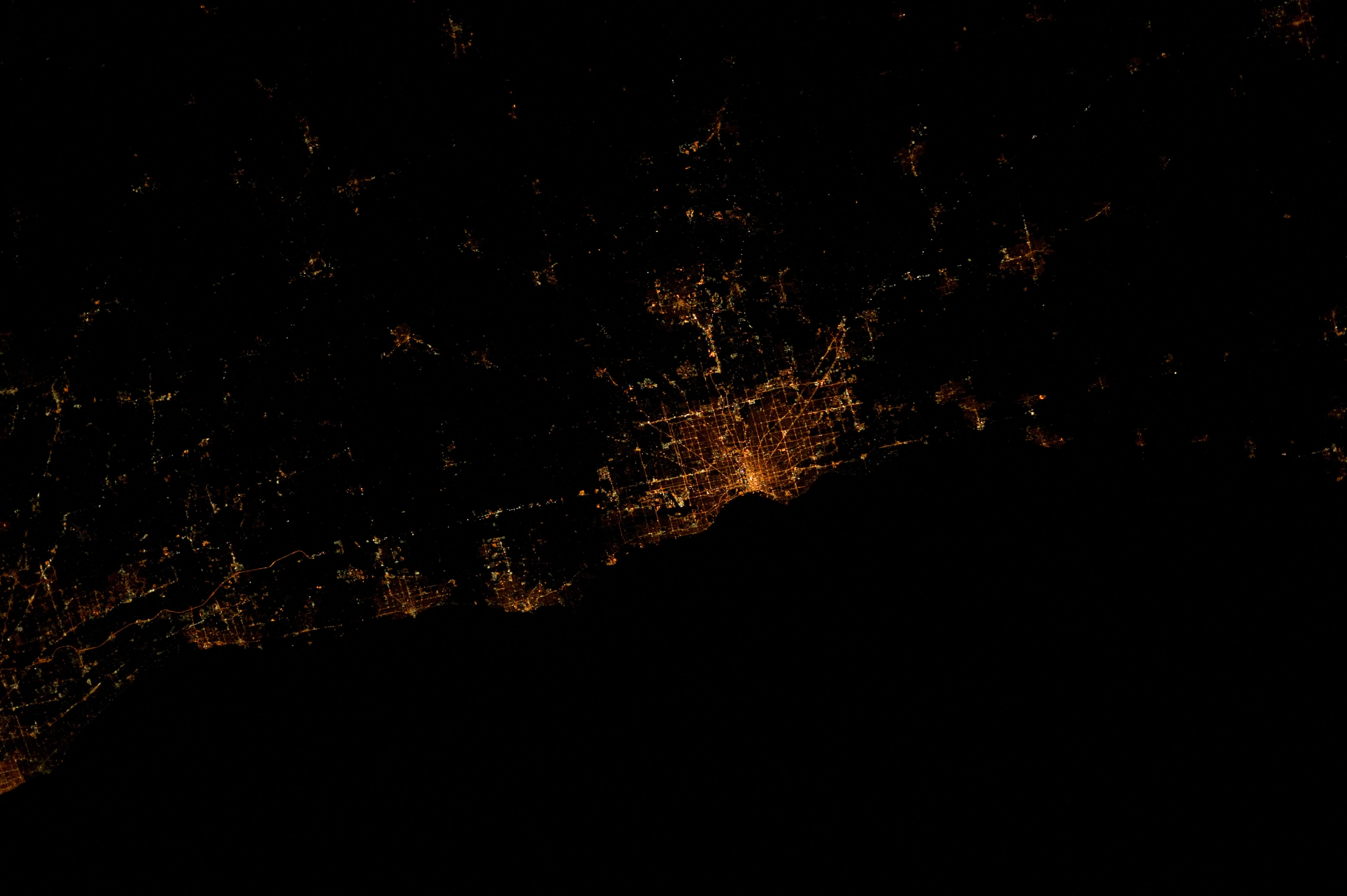 Elkhorn, 11:23:40 PM CDT in 2012 during Expedition 30 at the International Space Station