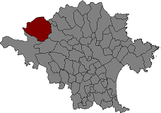 Location of Maçanet de Cabrenys