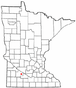 Location of Clements, Minnesota