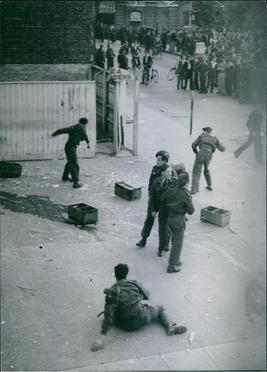 Canadian riot Aldershot 1945