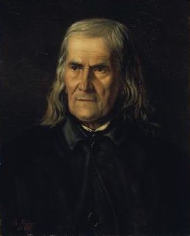Rückert portrait by Bertha Froriep (1864)