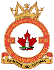 1439 (Skelmersdale) Squadron - Squadron Crest - College of Arms Approved Version