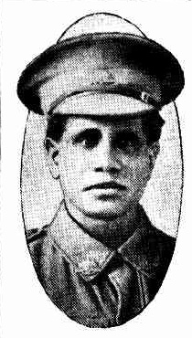 Douglas Grant seen in The Herald 9 September 1916