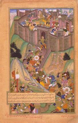 Khulug Khan's sige of Alamut