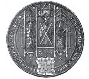 Seal of Alexander Seton as Prior of Pluscarden