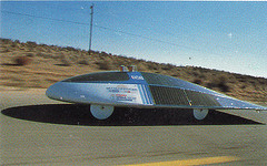 Solar cells power Electric Car