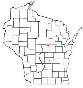 Location of Alban in Wisconsin