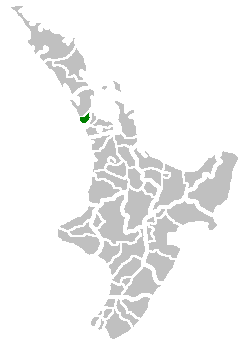 Location of Waitakere City