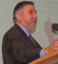 Paul Krugman at the German National Library in Frankfurt