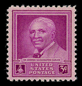 Stamp US 1948 3c Carver