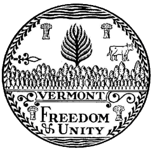Great seal of Vermont bw