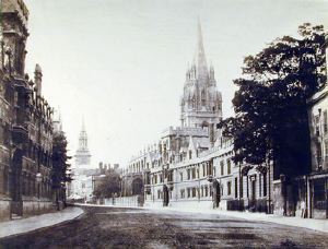 Arthur James Melhuish (XIX. century) View of High Street Oxford SFMOMA