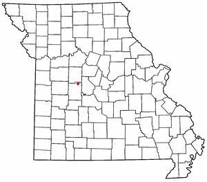 Location of Mora in Missouri