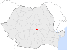 Location of Braşov