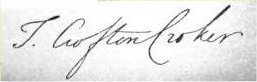 Dublin Univ Mag(1849)-p202-Croker-signature