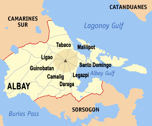 Ph locator albay MAYON municipalities