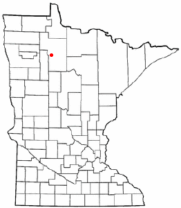 Location of Little Rock within Beltrami County