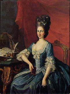 Portrait of Maria Beatrice d'Este, Archduchess of Austria by Joseph Hickel.jpg