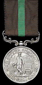 Cape Copper Company Medal, Silver