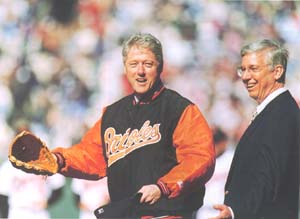 President Bill Clinton with Parris Glendening