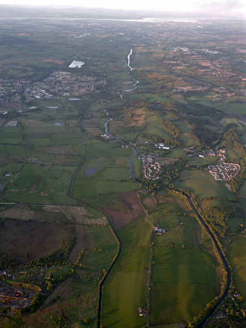 The Antonine Wall from the air (geograph 4517314)
