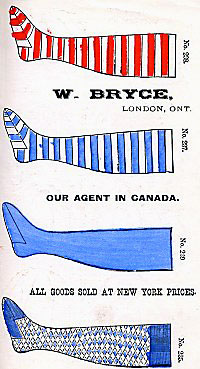 Bryces Base Ball Guide 1876 socks