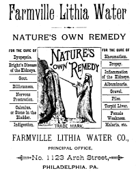Farmville Lithia Springs Water Advertisement from Philadelphia.png