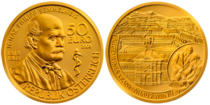 50 EURO Gold Coin - Ignaz Philipp Semmelweis - Austria