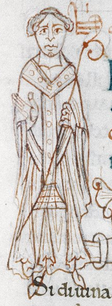 Lanfranc (Bodleian Library MS Bodley 569, folio 1r)