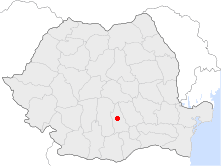 Location of Târgovişte