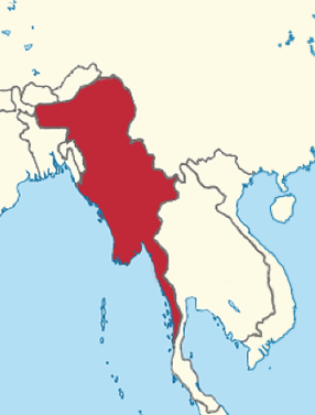 Konbaung Empire in 1824