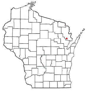 Location of Pound (town), Wisconsin