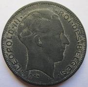 Belgium 5 francs 1941 obverse