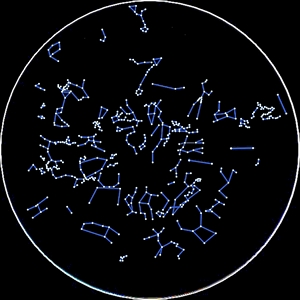 Constellations présentes sur le Zodiaque de Denderah