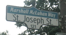 Marshall McLuhan Way Toronto