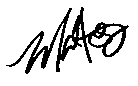 Mark Hoppus' signature