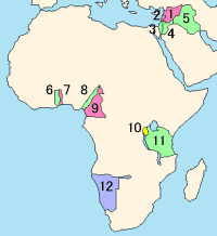 League of Nations mandate Middle East and Africa