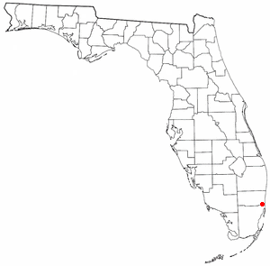 Location of Miami Gardens