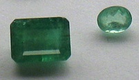 Beryl emeralds cut XH