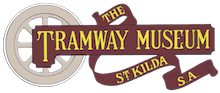 Logo of the Tramway Museum, St Kilda, South Australia.png