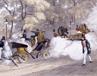 Edward Oxford shoots at H. M. the Queen, 1840