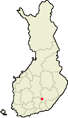 Location of Pertunmaa in Finland
