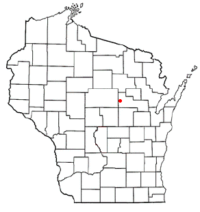 Location of Wittenberg (town), Wisconsin