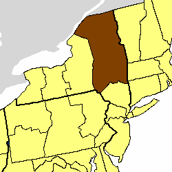 Location of the Diocese of Albany