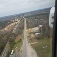 Aerial of Delmar on Highway 13 South